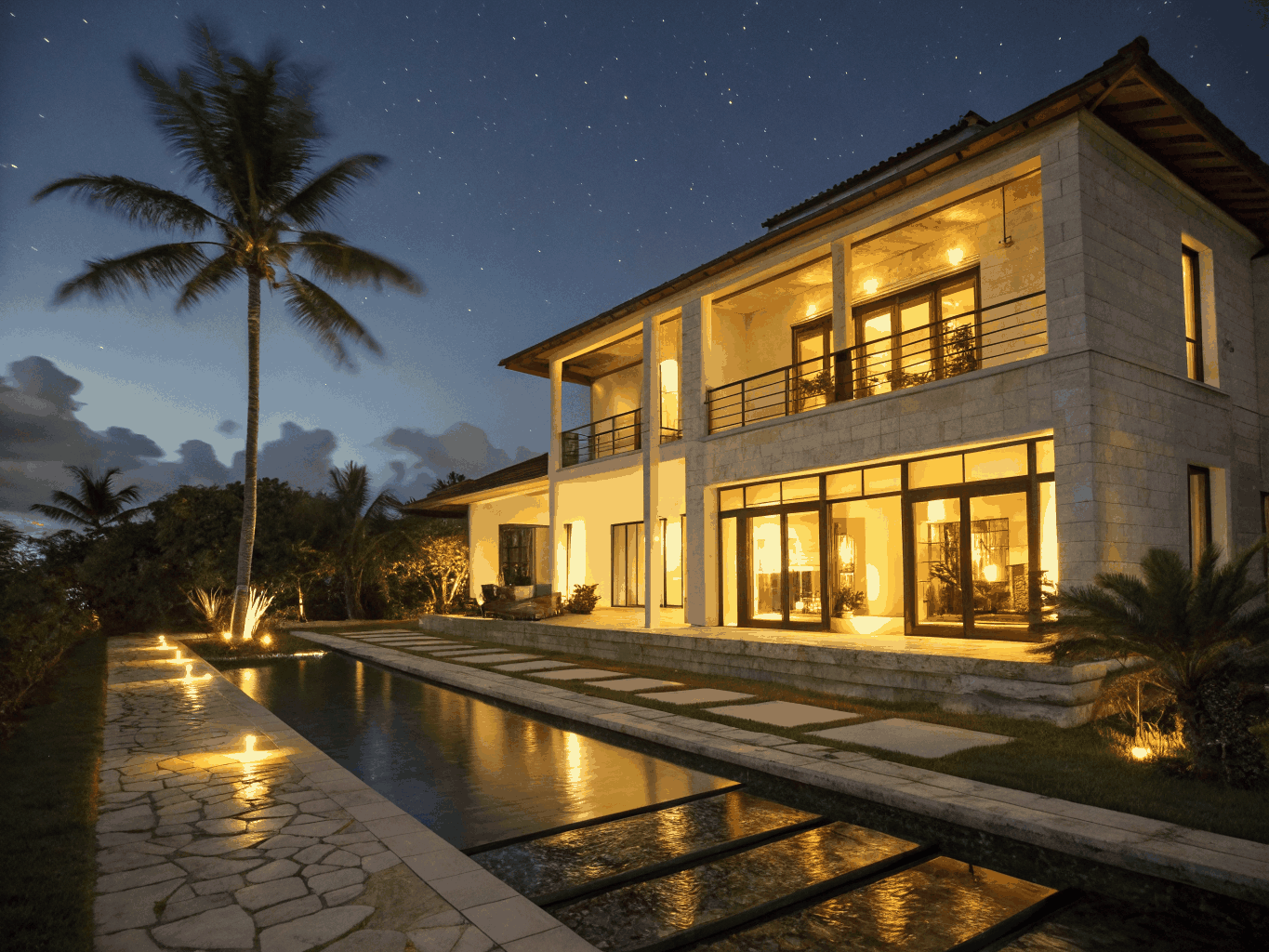 Luxury hospitality and hotel resort complex