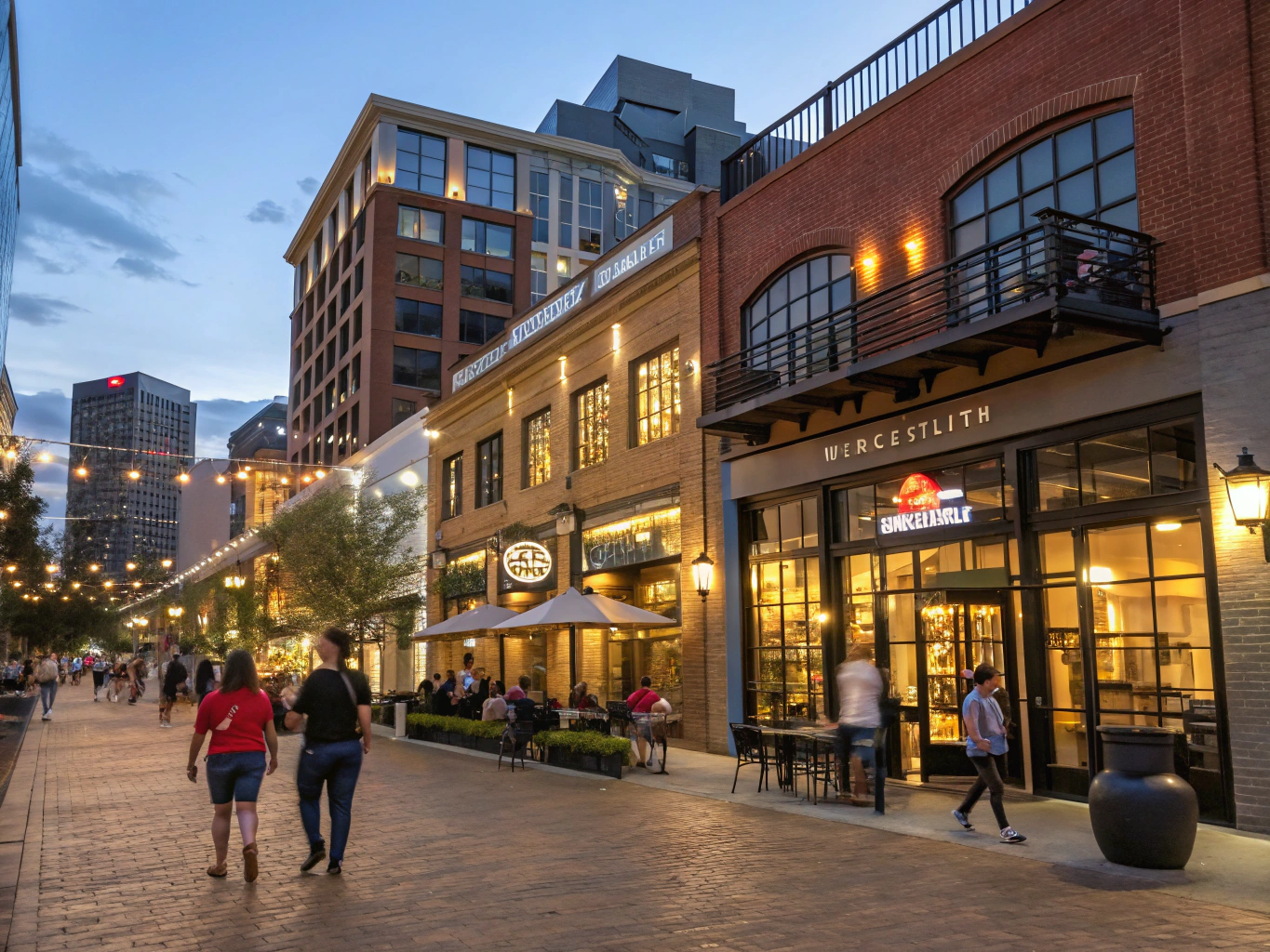 Urban mixed-use residential and retail development