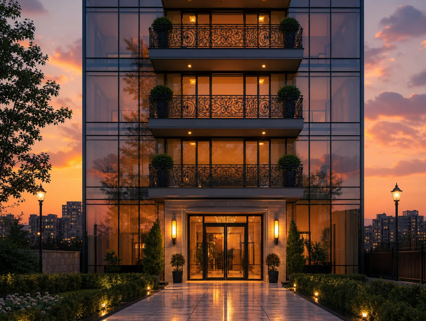 Multifamily residential building architecture
