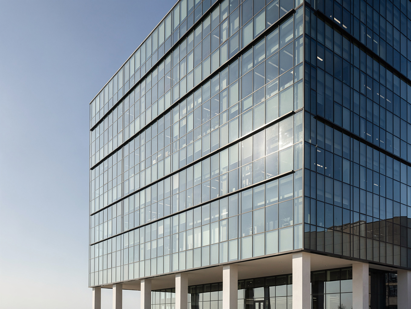 Modern institutional building architecture
